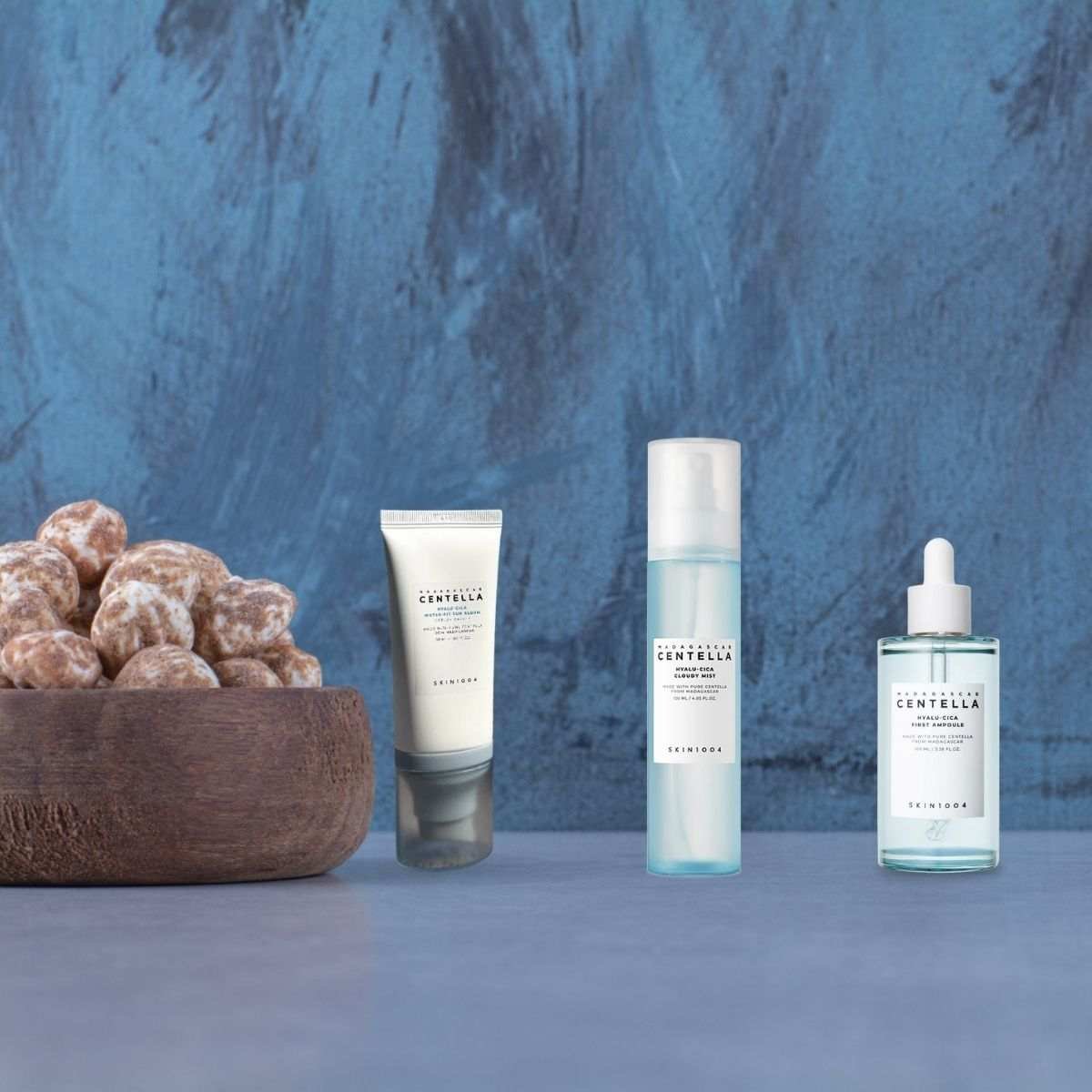 Hyalu-Cica First Ampoule 100ml Hyalu-Cica Water-Fit Sun Serum 50ml Hyalu-Cica Cloudy Mist 120ml