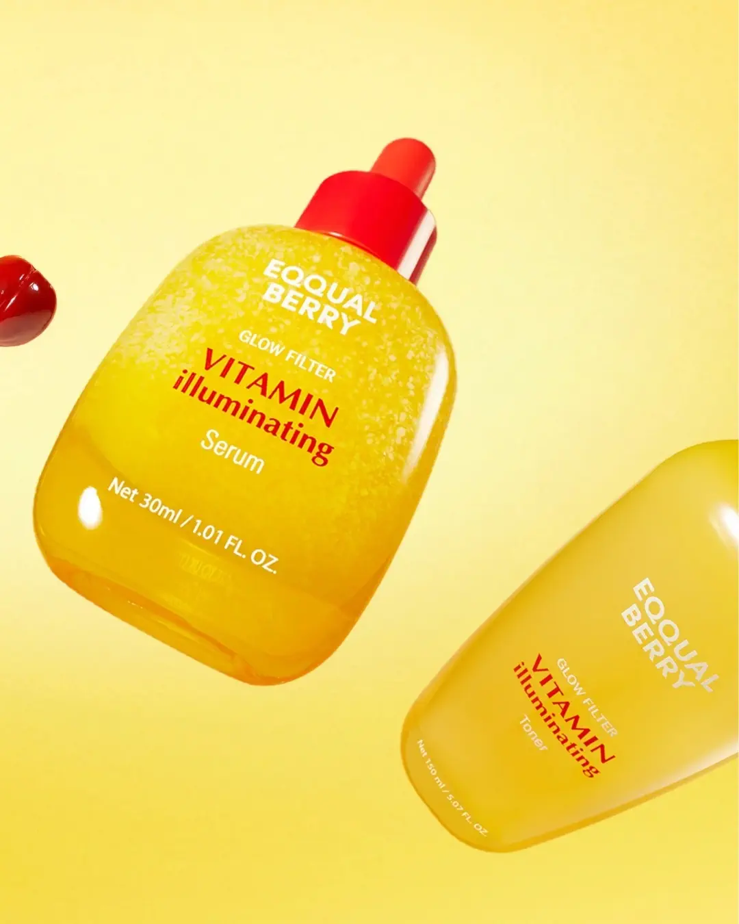 Colección de productos EQQUALBERRY para skincare coreano y cuidado facial