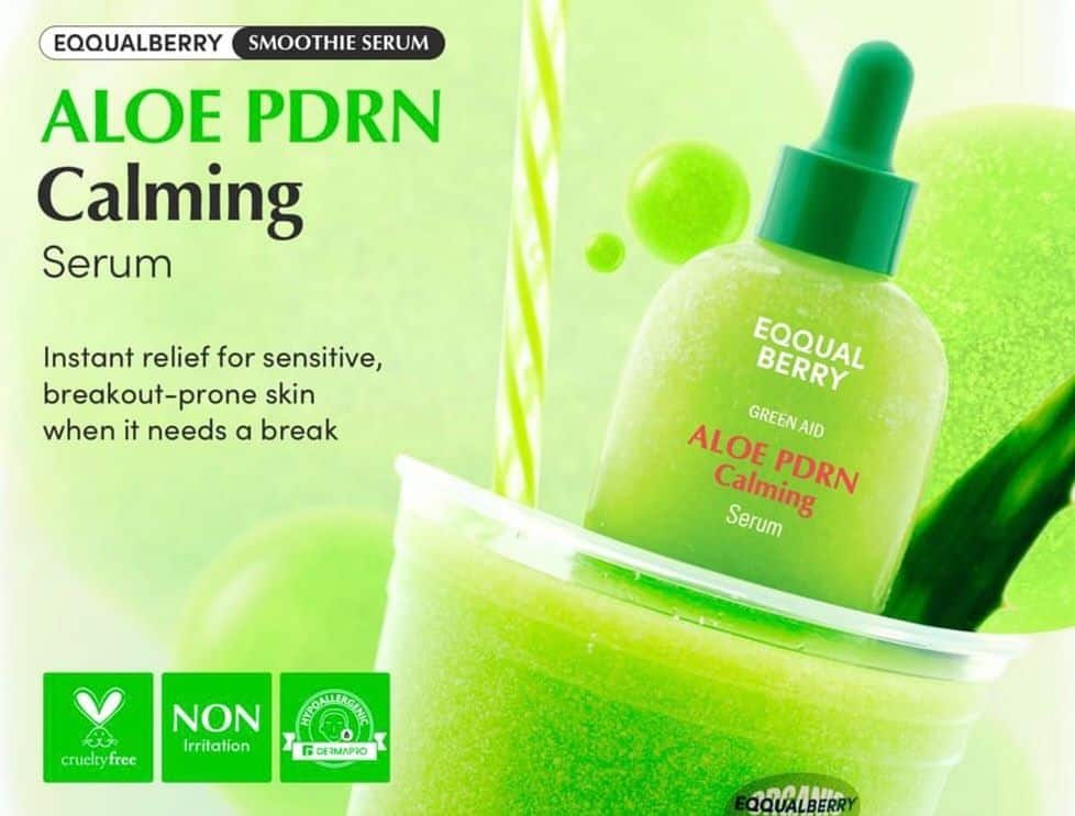 Eqqualberry para piel sensible con acné y rosácea en rutina de skincare coreano